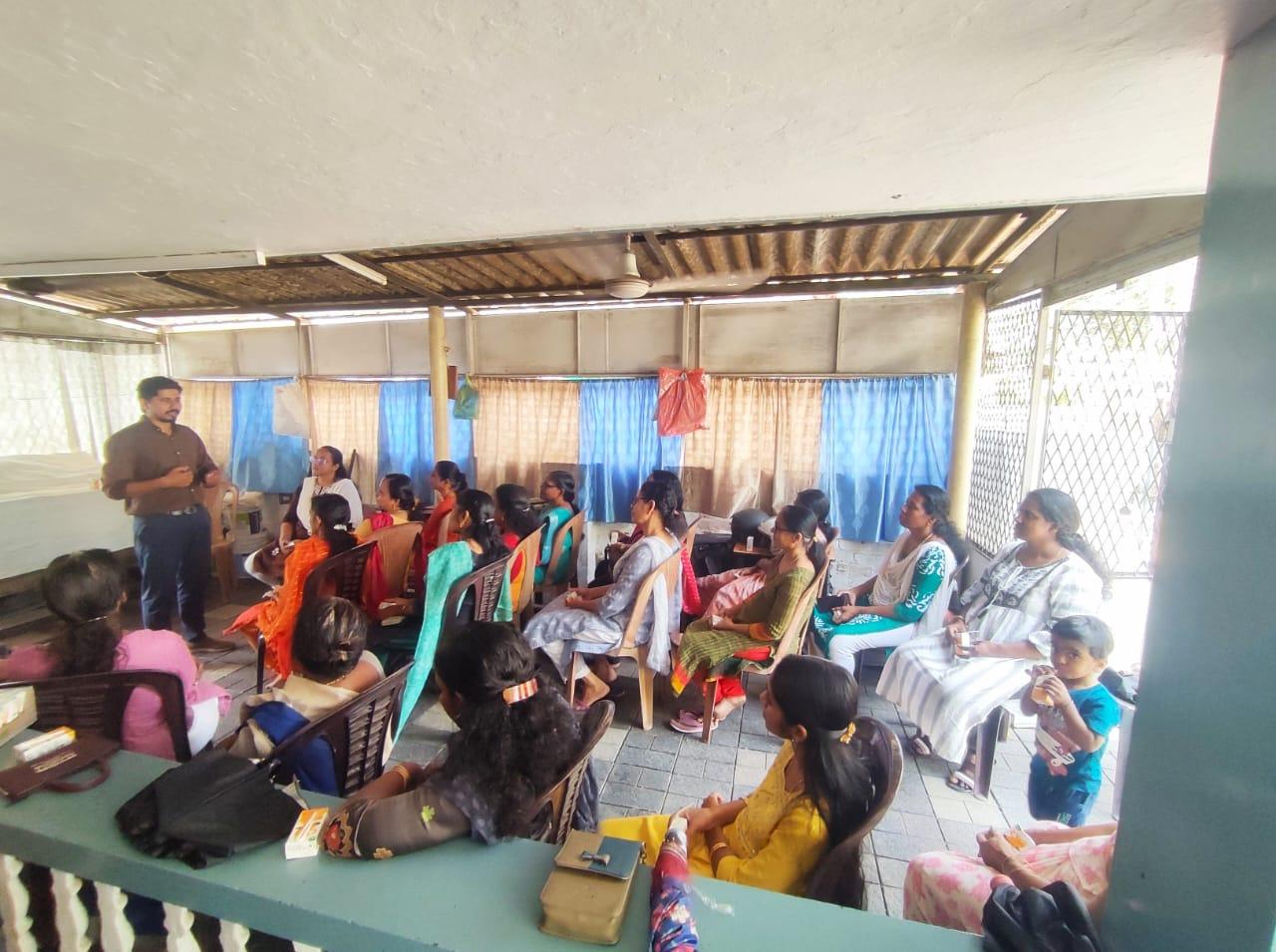 Community volunteers in the community